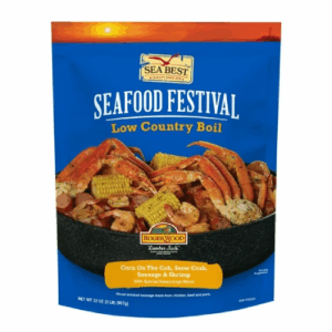Sea Best Seafood Festival, 2 lb, Shrimp, Sausage, Snow Crab and Corn, (Frozen)